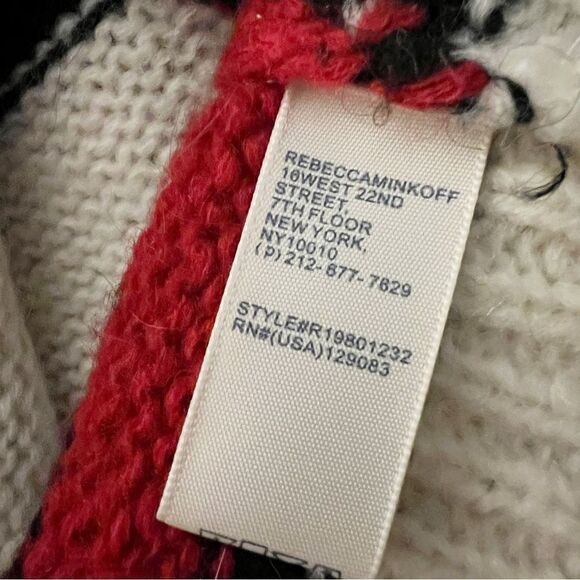 Rebecca Minkoff striped wool mohair sweater - Picture 4 of 6